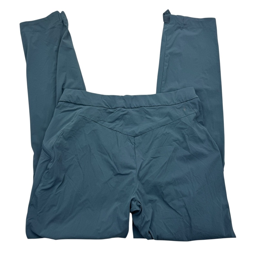 Quechua Hiking Trouser Mens 30x31 Blue Green Stretch Quick-Dry Adjustable Waist